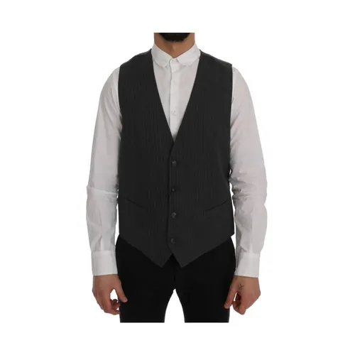 Suits > Suit Vests - - Dolce & Gabbana - Modalova