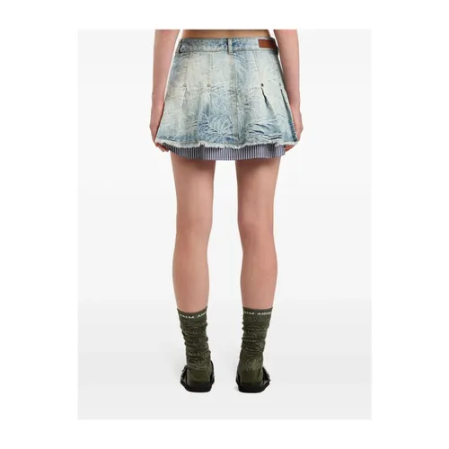 Skirts > Denim Skirts - - Palm Angels - Modalova