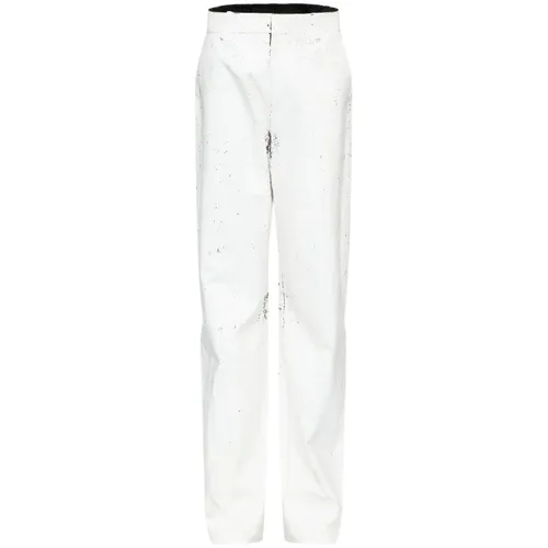 Trousers > Straight Trousers - - MM6 Maison Margiela - Modalova