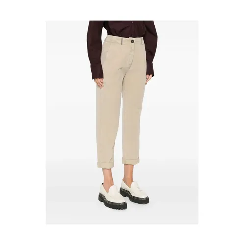 Trousers > Slim-fit Trousers - - Peserico - Modalova