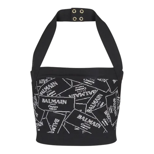 Tops > Sleeveless Tops - - Balmain - Modalova