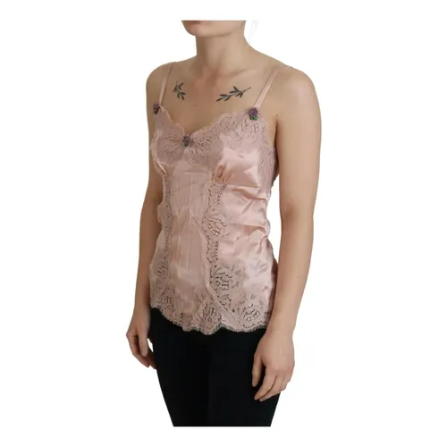 Tops > Sleeveless Tops - - Dolce & Gabbana - Modalova