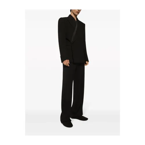 Trousers > Straight Trousers - - Dolce & Gabbana - Modalova