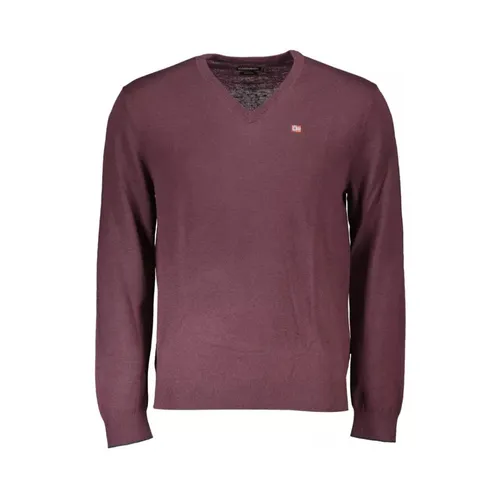 Knitwear > V-neck Knitwear - - Napapijri - Modalova