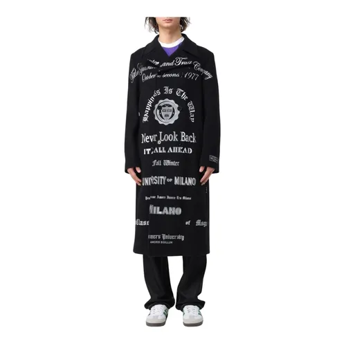 Coats > Double-Breasted Coats - - Msgm - Modalova