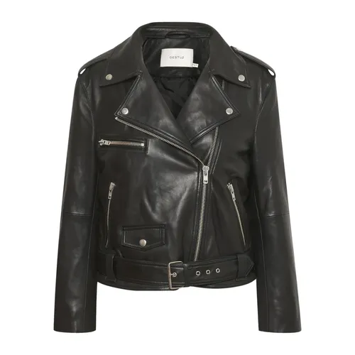 Jackets > Leather Jackets - - Gestuz - Modalova