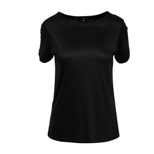 Fay - Tops > T-Shirts - Black - Fay - Modalova