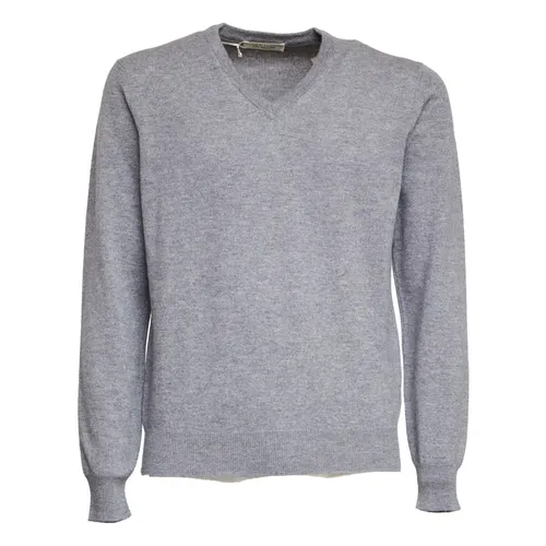 Knitwear > V-neck Knitwear - - Filippo De Laurentiis - Modalova