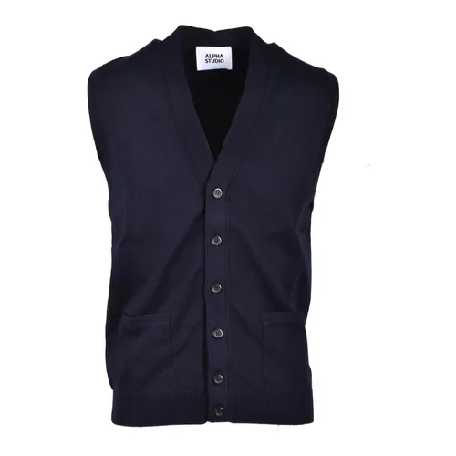 Knitwear > Sleeveless Knitwear - - Alpha Studio - Modalova