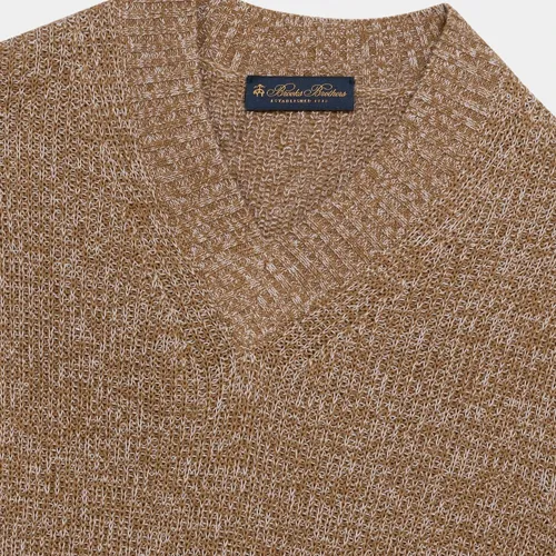 Knitwear > V-neck Knitwear - - Brooks Brothers - Modalova