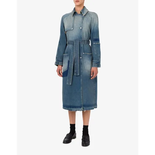 Coats > Belted Coats - - Moschino - Modalova