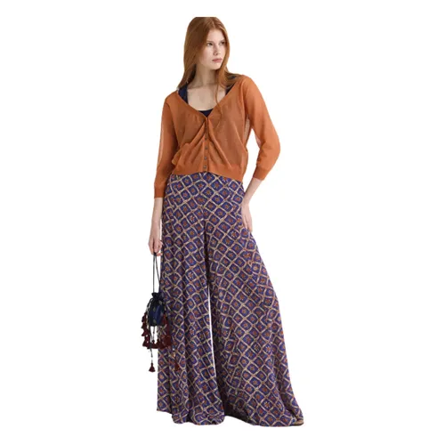 Trousers > Wide Trousers - - Maliparmi - Modalova