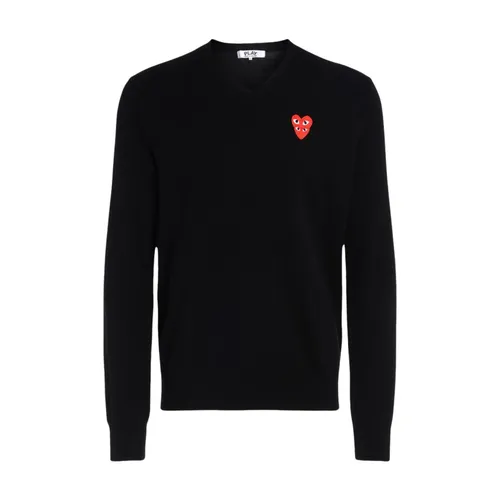 Knitwear > V-neck Knitwear - - Comme des Garçons Play - Modalova
