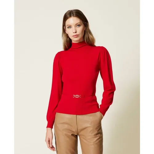 Knitwear > Turtlenecks - - Twinset - Modalova
