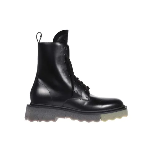 Shoes > Boots > Lace-up Boots - - Off White - Modalova