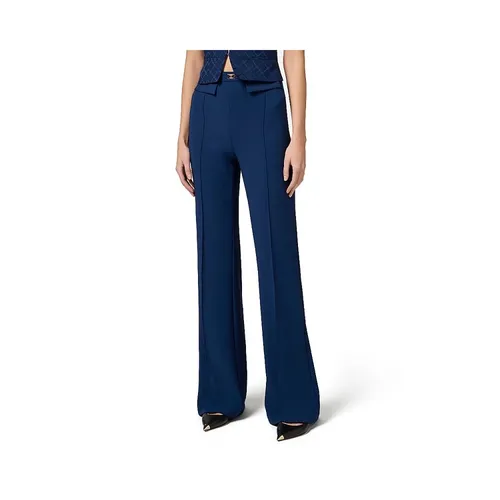 Trousers > Wide Trousers - - Elisabetta Franchi - Modalova