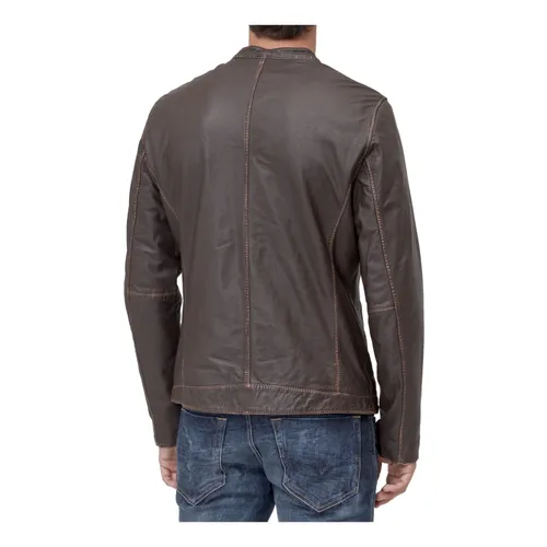 Jackets > Leather Jackets - - Bully - Modalova