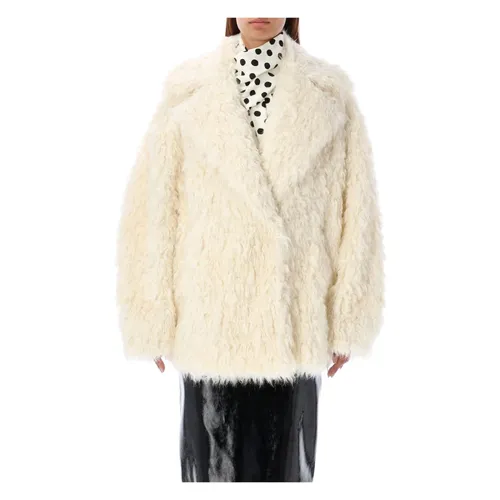 Jackets > Faux Fur & Shearling Jackets - - Msgm - Modalova