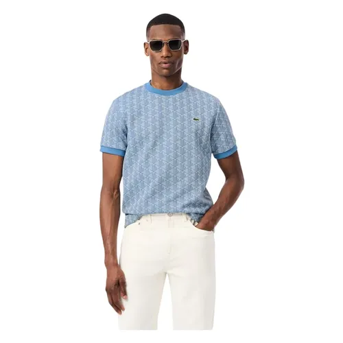Lacoste - Tops > T-Shirts - Blue - Lacoste - Modalova