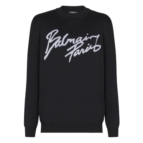 Knitwear > Round-neck Knitwear - - Balmain - Modalova