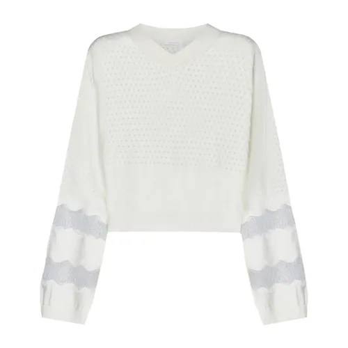 Knitwear > V-neck Knitwear - - See by Chloé - Modalova