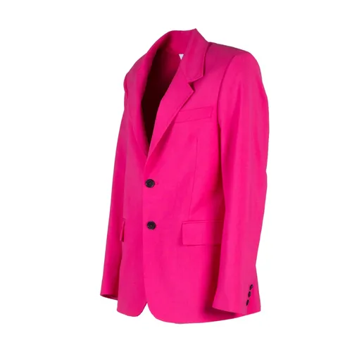 Msgm - Jackets > Blazers - Pink - Msgm - Modalova