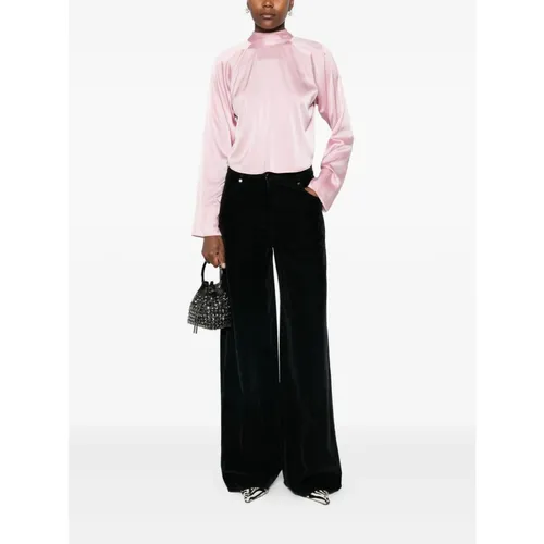 Trousers > Wide Trousers - - Forte Forte - Modalova