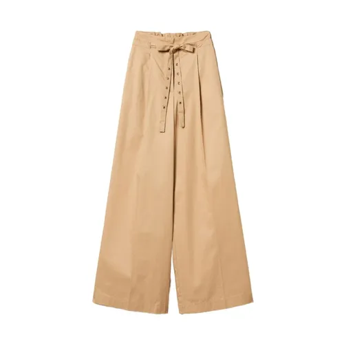 Trousers > Wide Trousers - - Twinset - Modalova