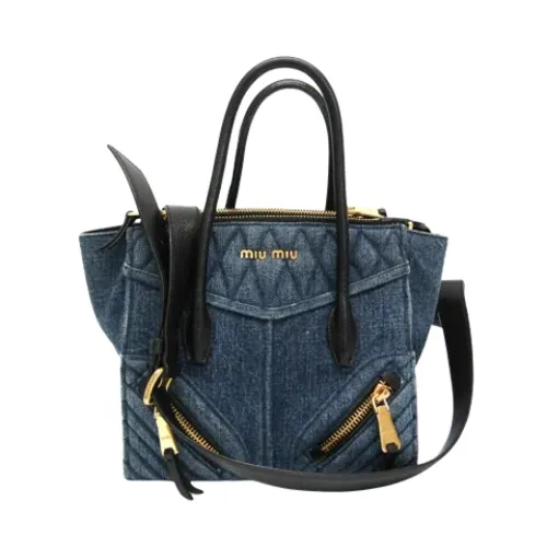 Pre-owned > Pre-owned Bags > Pre-owned Tote Bags - - Miu Miu Pre-owned - Modalova