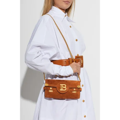 Balmain - Bags > Clutches - Brown - Balmain - Modalova