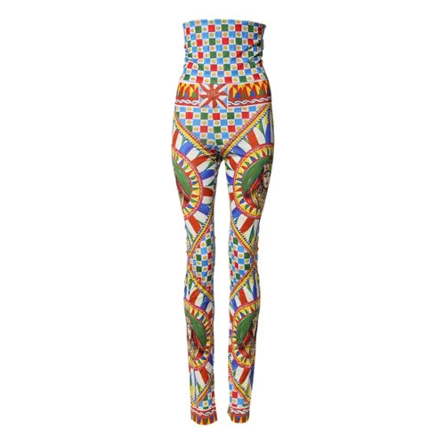 Trousers > Leggings - - Dolce & Gabbana - Modalova