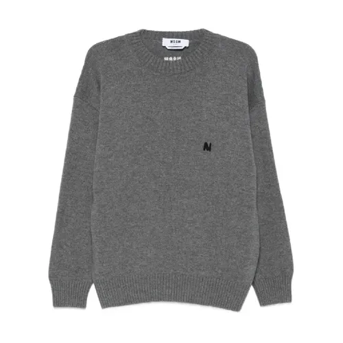 Knitwear > Round-neck Knitwear - - Msgm - Modalova