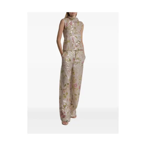Trousers > Wide Trousers - - Alberta Ferretti - Modalova