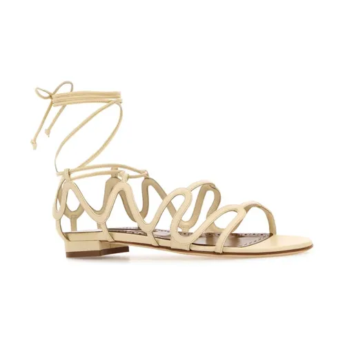 Shoes > Sandals > Flat Sandals - - Manolo Blahnik - Modalova