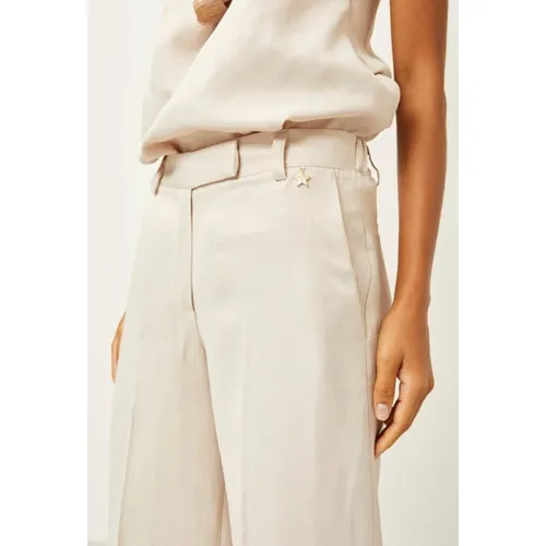 Trousers > Wide Trousers - - Souvenir - Modalova