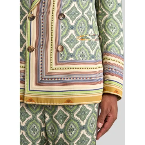 Etro - Jackets > Blazers - Green - Etro - Modalova