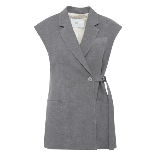 Tela - Jackets > Vests - Gray - Tela - Modalova