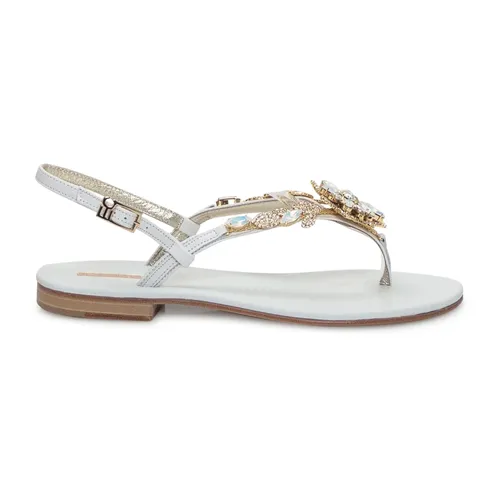 Shoes > Sandals > Flat Sandals - - Emanuela Caruso - Modalova