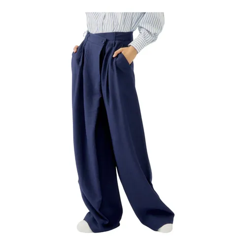Trousers > Wide Trousers - - Silvian Heach - Modalova