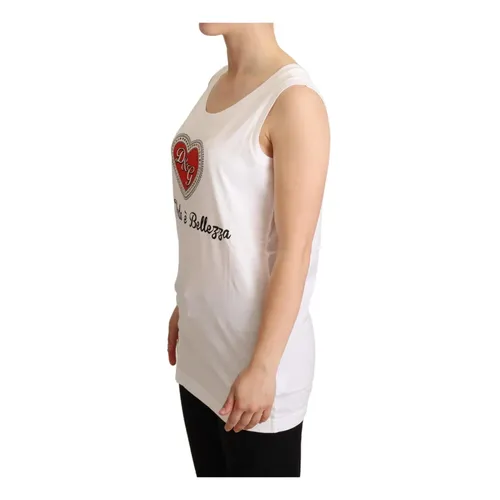 Tops > Sleeveless Tops - - Dolce & Gabbana - Modalova