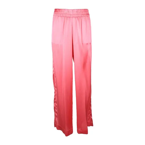 Trousers > Wide Trousers - - Semicouture - Modalova