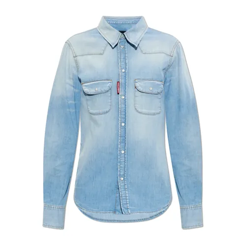 Blouses & Shirts > Denim Shirts - - Dsquared2 - Modalova