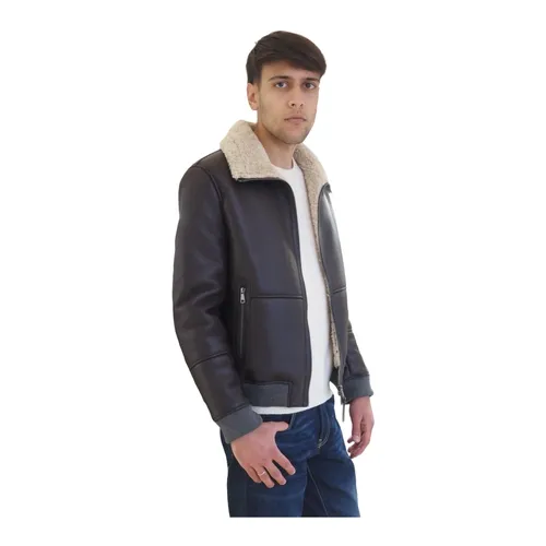 Jackets > Leather Jackets - - At.P.Co - Modalova