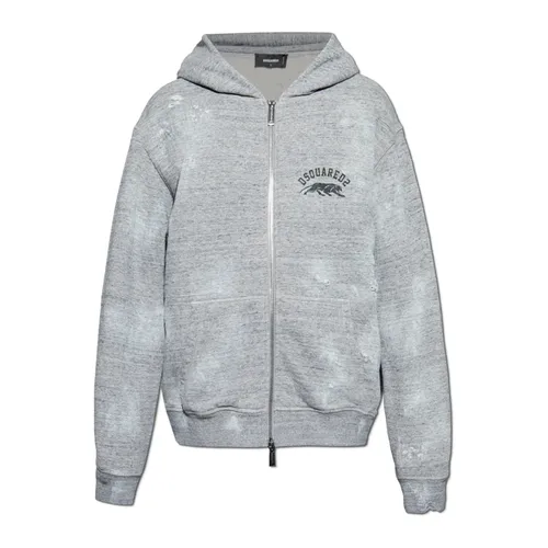 Sweatshirts & Hoodies > Zip-throughs - - Dsquared2 - Modalova