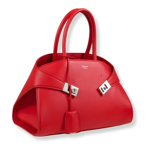 Ferragamo - Bags > Handbags - Red - Ferragamo - Modalova