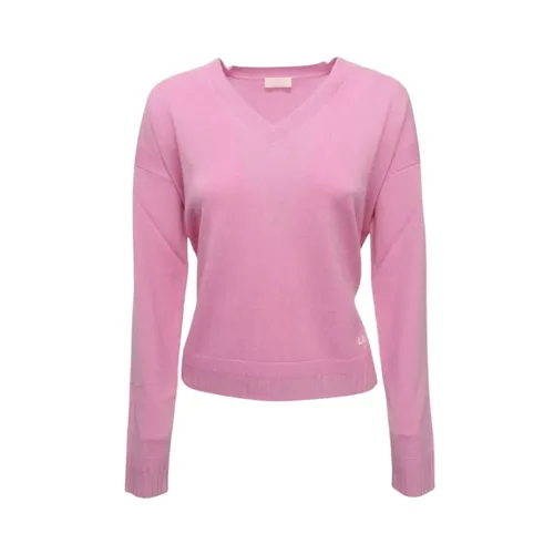 Knitwear > V-neck Knitwear - - Liu Jo - Modalova