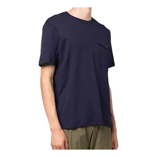 Herno - Tops > T-Shirts - Blue - Herno - Modalova