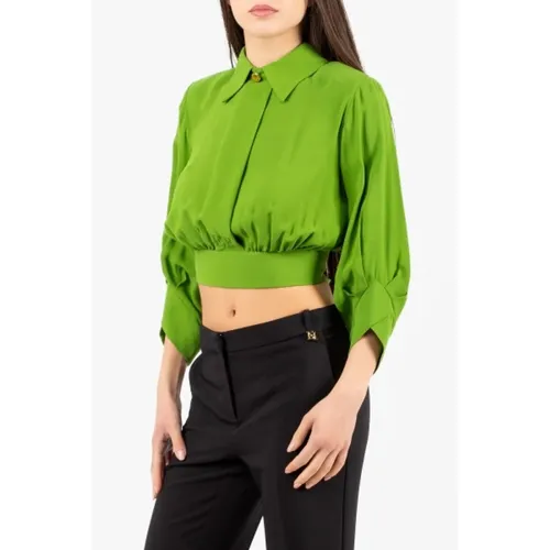Blouses & Shirts > Blouses - - Elisabetta Franchi - Modalova