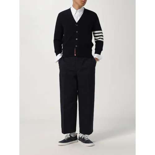 Trousers > Cropped Trousers - - Thom Browne - Modalova