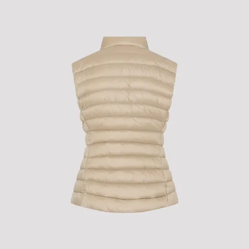 Moncler - Jackets > Vests - Beige - Moncler - Modalova